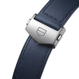 Tag Heuer Carrera Chronograph Blue Dial Blue Leather Strap Watch for Men - CBN201D.FC6543 Buy Now By Tag Heuer