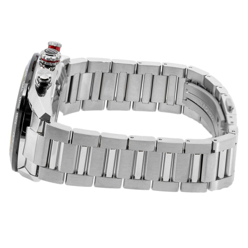 Tag Heuer Carrera Chronograph Black Dial Silver Steel Strap Watch for Men - CBN2A1AA.BA0643 Buy Now By Tag Heuer