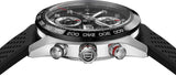 Tag Heuer Carrera Chronograph Black Dial Black Rubber Strap Watch for Men - CBN2A1AA.FT6228 Buy Now By Tag Heuer