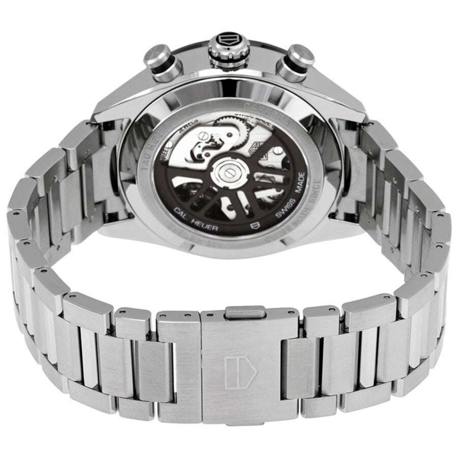 Tag Heuer Carrera Automatic Chronograph Black Dial Silver Steel Strap Watch for Men - CBN2A1B.BA0643 Buy Now By Tag Heuer