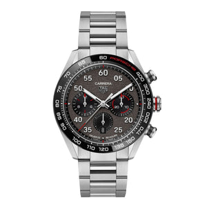 Tag Heuer Carrera Porsche Chronograph Grey Dial Silver Steel Strap Watch for Men - CBN2A1F.BA0643 Buy Now By Tag Heuer