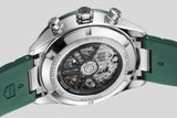 Tag Heuer Carrera Chronograph 44mm Green Dial Green Steel Strap Watch for Men - CBN2A1N.FT6238 Buy Now By Tag Heuer