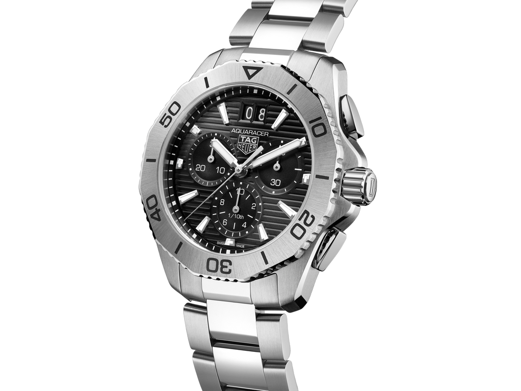 Tag Heuer Aquaracer Professional 200 Date Black Dial Silver Steel Strap Watch for Men - CBP1110.BA0627 Buy Now By Tag Heuer