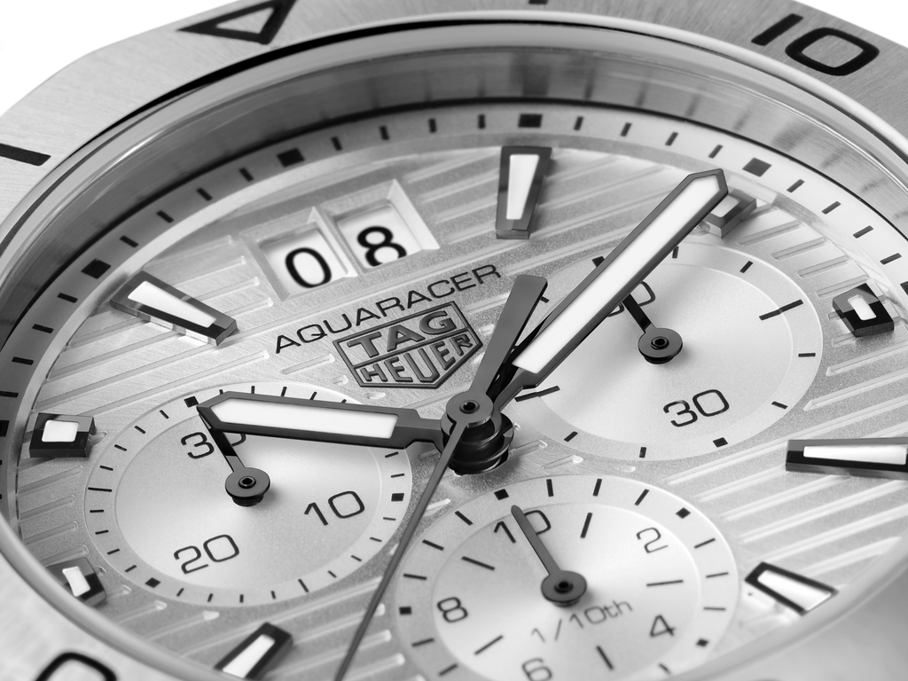 Tag Heuer Aquaracer Professional 200 Date White Dial Silver Steel Strap Watch for Men - CBP1111.BA0627 Buy Now By Tag Heuer
