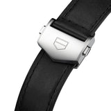 Tag Heuer Carrera Automatic Chronograph Black Dial Black Leather Strap Watch for Men - CBS2210.FC6534 Buy Now By Tag Heuer