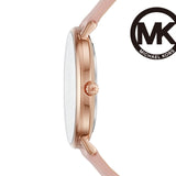Michael Kors Pyper Quartz White Dial Pink Leather Strap Watch For Women - MK2741 Buy Now By Michael Kors