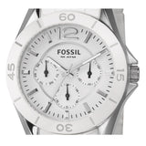 Fossil Ceramic White Dial White Ceramic Strap Watch for Women - CE1002 Buy Now By Fossil