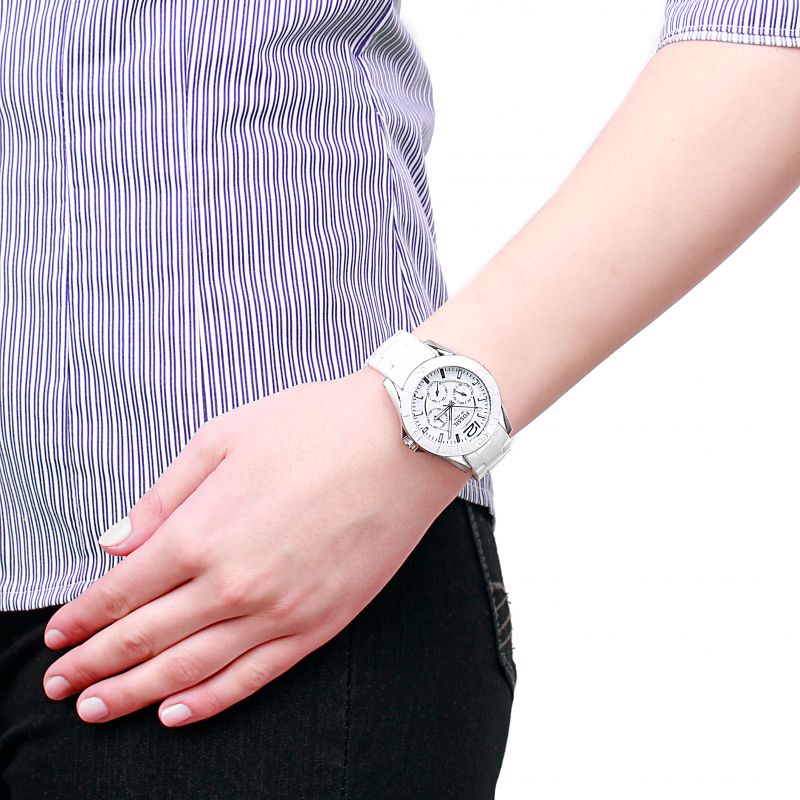 Fossil Ceramic White Dial White Ceramic Strap Watch for Women - CE1002 Buy Now By Fossil