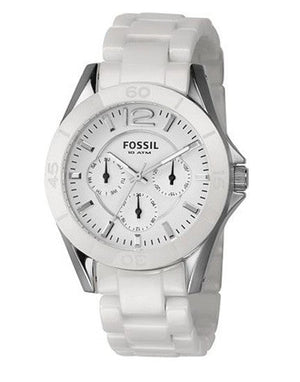 Fossil Ceramic White Dial White Ceramic Strap Watch for Women - CE1002 Buy Now By Fossil