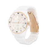 Fossil FB-01 Analog White Dial White Ceramic Strap Watch for Women - CE1107 Buy Now By Fossil