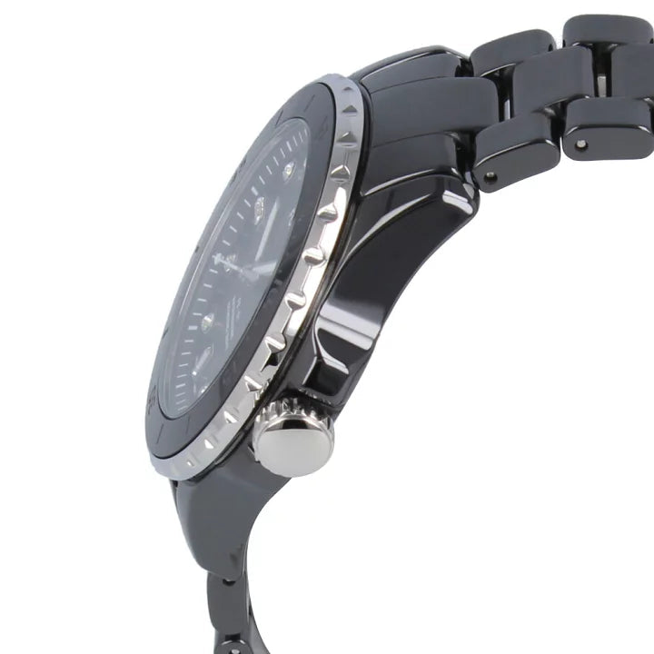 Fossil FB-01 Three-Hand Black Dial Black Ceramic Strap Watch for Women - CE1108 Buy Now By Fossil