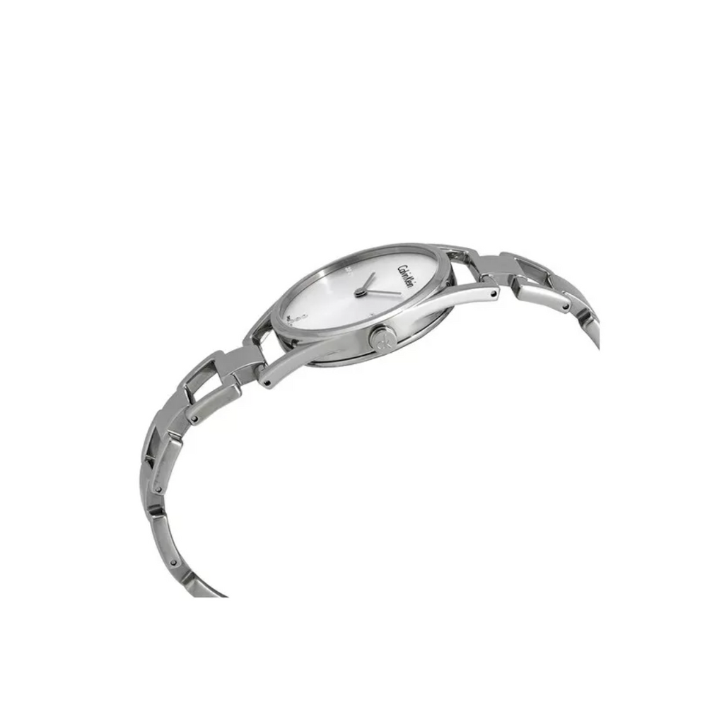 Calvin Klein Dainty Diamonds Silver Dial Sliver Steel Strap Watch for Women - K7L2314T Buy Now By Calvin Klein