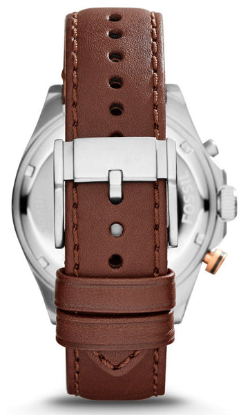 Fossil Wakefield Black Dial Brown Leather Strap Watch for Men - CH2944 Buy Now By Fossil