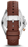 Fossil Wakefield Black Dial Brown Leather Strap Watch for Men - CH2944 Buy Now By Fossil