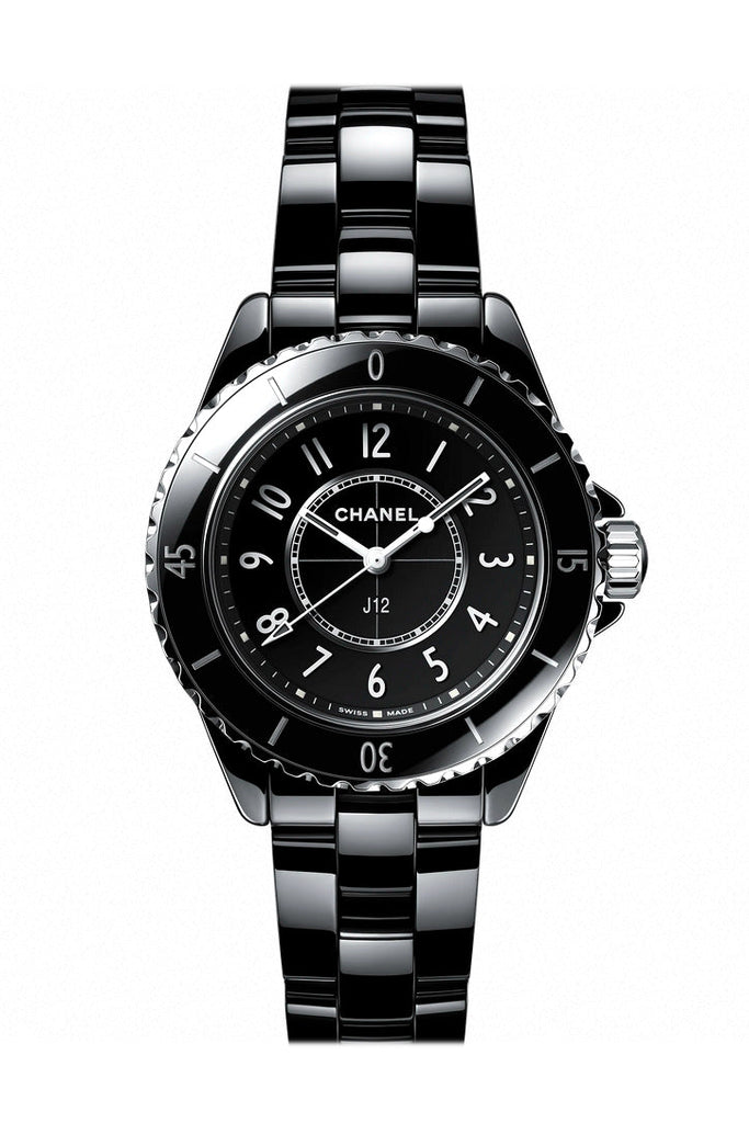 Chanel J12 Quartz Black Dial Black Steel Strap Watch for Women - J12 H5695 Buy Now By Chanel