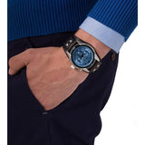 Fossil Coachman Chronograph Blue Dial Black Leather Strap Watch for Men - CH2564 Buy Now By Fossil