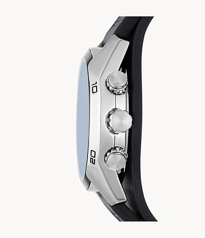 Fossil Coachman Chronograph Blue Dial Black Leather Strap Watch for Men - CH2564 Buy Now By Fossil