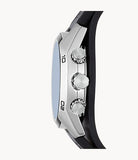 Fossil Coachman Chronograph Blue Dial Black Leather Strap Watch for Men - CH2564 Buy Now By Fossil