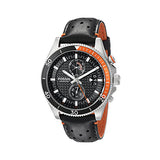 Fossil Wakefield Chronograph Black Dial Black Leather Strap Watch for Men - CH2953 Buy Now By Fossil