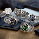 Breitling Chronomat GMT 40 Blue Dial Silver Steel Strap Watch for Men - A32398101C1A1 Buy Now By Breitling