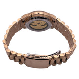 Citizen Tsuyosa Automatic Red Dial Gold Steel Strap Watch For Men - NJ0153-82X Buy Now By Citizen