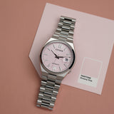 Citizen x Pantone Automatic Dreamy Pink Dial Silver Steel Strap Watch For Men - NJ0158-89X Buy Now By Citizen