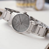Calvin Klein City Grey Dial Silver Steel Strap Watch for Women - K2G23144 Buy Now By Calvin Klein