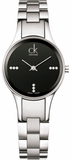 Calvin Klein Simplicity Diamonds Black Dial Silver Steel Strap Watch for Women - K4323102 Buy Now By Calvin Klein