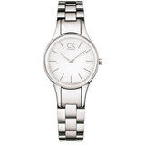 Calvin Klein Simplicity White Dial Silver Steel Strap Watch for Women - K4323126 Buy Now By Calvin Klein