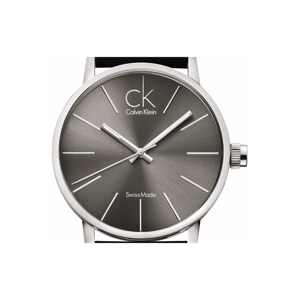 Calvin Klein Minimal Black Dial Black Leather Strap Watch for Men - K7621107 Buy Now By Calvin Klein