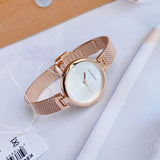 Calvin Klein Authentic Silver Dial Rose Gold Mesh Bracelet Watch for Women - K8G23626 Buy Now By Calvin Klein