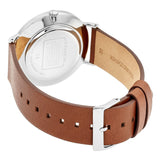 Coach Charles Silver Dial Brown Leather Strap Watch for Men - 14602152 Buy Now By Coach