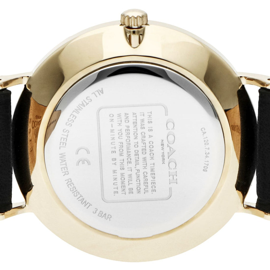 Coach Charles Black Dial Brown Leather Strap Watch for Women - 14602156 Buy Now By Coach