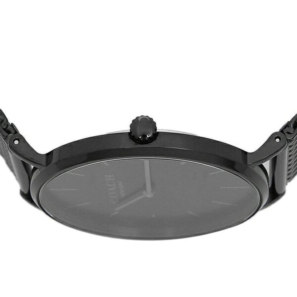 Coach Charles Black Dial Black Mesh Bracelet Watch for Men - 14602148 Buy Now By Coach