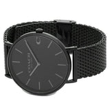Coach Charles Black Dial Black Mesh Bracelet Watch for Men - 14602148 Buy Now By Coach