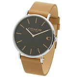 Coach Charles Black Dial Brown Leather Strap Watch for Men - 14602155 Buy Now By Coach