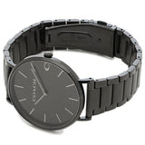 Coach Charles Black Dial Black Steel Strap Watch for Men - 14602431 Buy Now By Coach