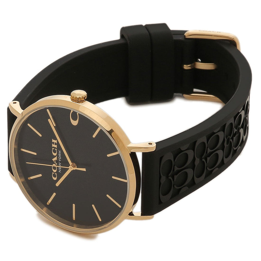 Coach Perry Black Dial Black Leather Strap Watch for Women - 14503333-C Buy Now By Coach