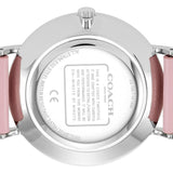 Coach Perry Silver Dial Pink Leather Strap Watch for Women - 14503516 Buy Now By Coach