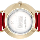 Coach Perry Red Dial Red Leather Strap Watch for Women - 14503486 Buy Now By Coach