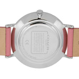Coach Perry Mother of Pearl White Dial Pink Leather Strap Watch for Women - 14503243 Buy Now By Coach