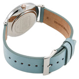 Coach Perry Mother of Pearl White Dial Blue Leather Strap Watch for Women - 14503271 Buy Now By Coach