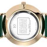Coach Green Dial Green Leather Strap Watch for Women - 14503383 Buy Now By Coach