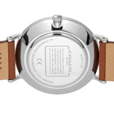 Coach Perry Silver Dial Brown Leather Strap Watch for Women - 14503120 Buy Now By Coach