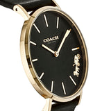 Coach Perry Black Dial Black Leather Strap Watch for Women - 14503333 Buy Now By Coach