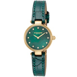 Coach Park Analog Green Dial Green Leather Strap Watch for Women - 14503534 Buy Now By Coach