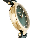 Coach Park Analog Green Dial Green Leather Strap Watch for Women - 14503534 Buy Now By Coach