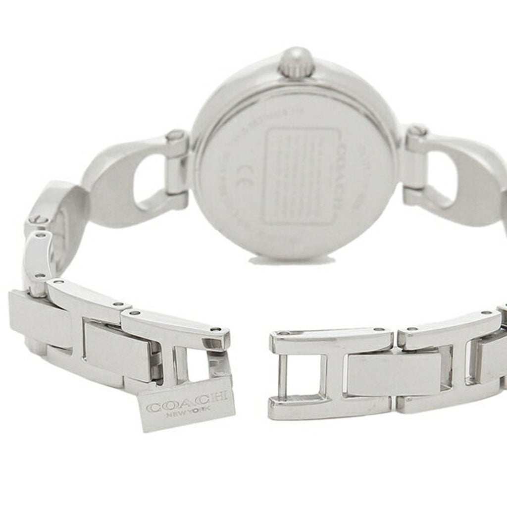 Coach Park Crystals Silver Dial Silver Steel Strap Watch for Women - 14503170 Buy Now By Coach