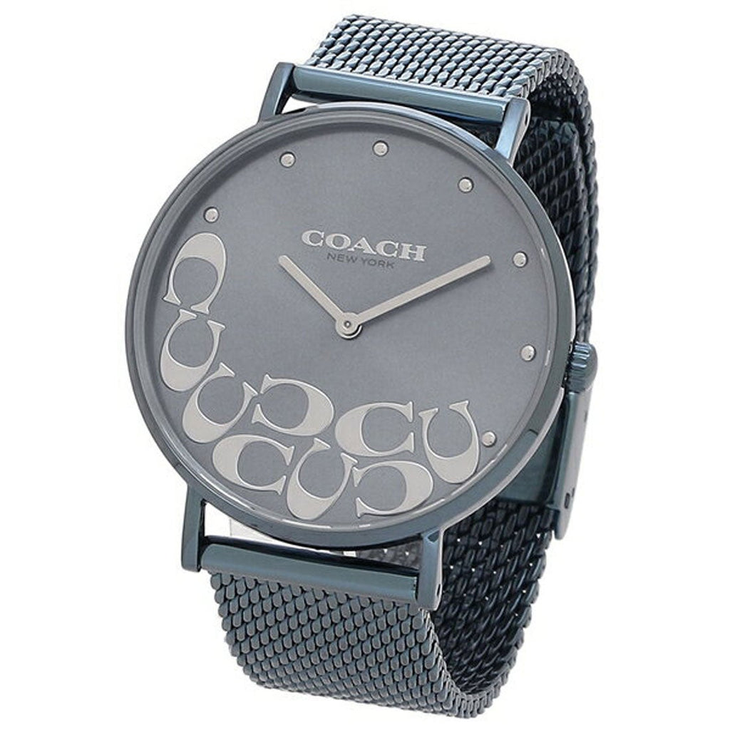 Coach Perry Blue Dial Blue Mesh Bracelet Watch for Women - 14503824 Buy Now By Coach
