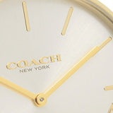 Coach Perry White Dial Gold Steel Strap Watch for Women - 14503345 Buy Now By Coach